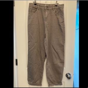 Grey mom jeans